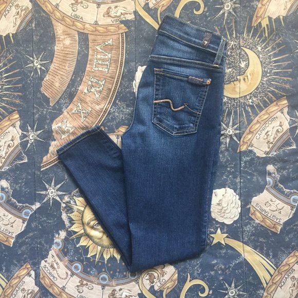 7 for all mankind crop roxanne jeans - Picture 4 of 13